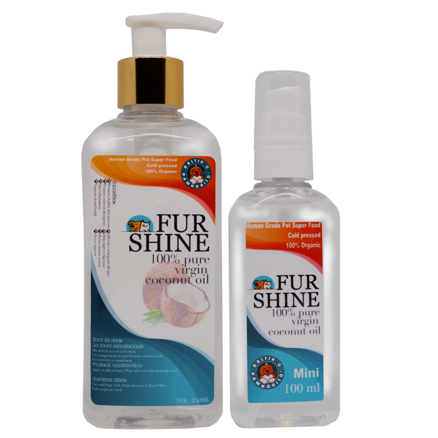 FurShine Premium VCO for Dogs and Cats